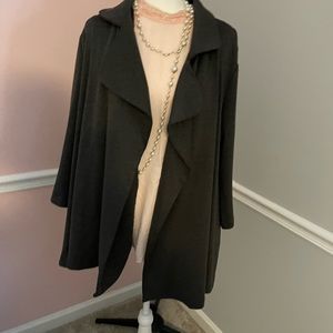 Charcoal grey 3/4 quarter jacket